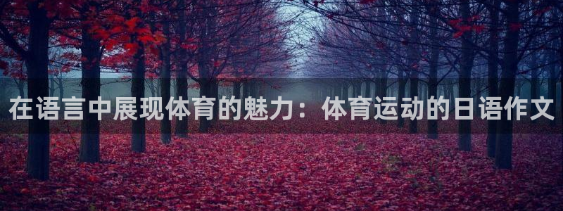 在语言中展现体育的魅力：体育运动的日语作文