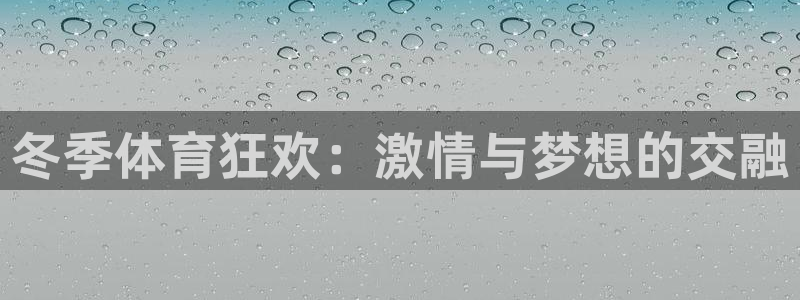 冬季体育狂欢：激情与梦想的交融